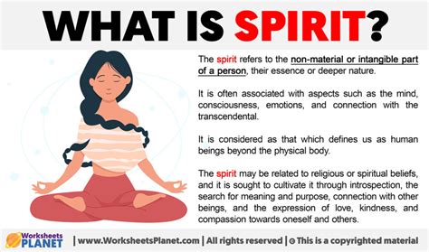 spirits meaning.